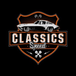 T shirt Old car classics speed