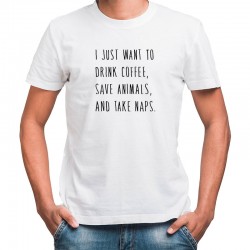 T shirt I just want to...